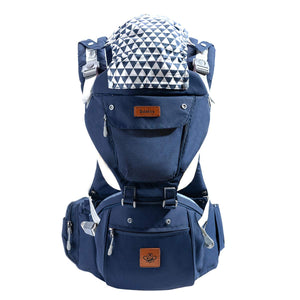 6-in-1 Baby Carrier with Hip Seat | (6-36 Months) | Ergonomic Support with Front and Back Facing | Free Drool Pads & Baby on Board Sticker