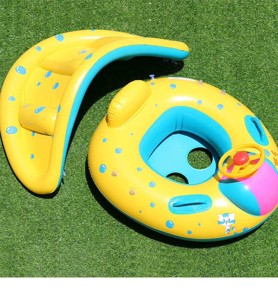 Baby Inflatable Ring with shade