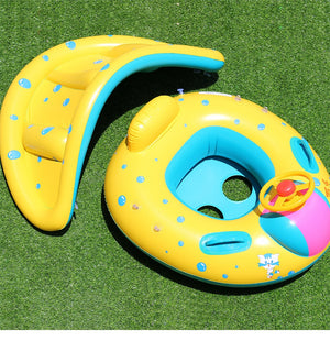 Baby Inflatable Ring with shade