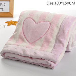 High Quality Baby Blanket Infant Bebe Thicken Flannel Swaddle Envelope Stroller Cartoon Blanket Newborn Baby Bedding Blankets