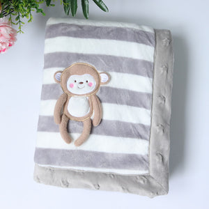 High Quality Baby Blanket Infant Bebe Thicken Flannel Swaddle Envelope Stroller Cartoon Blanket Newborn Baby Bedding Blankets